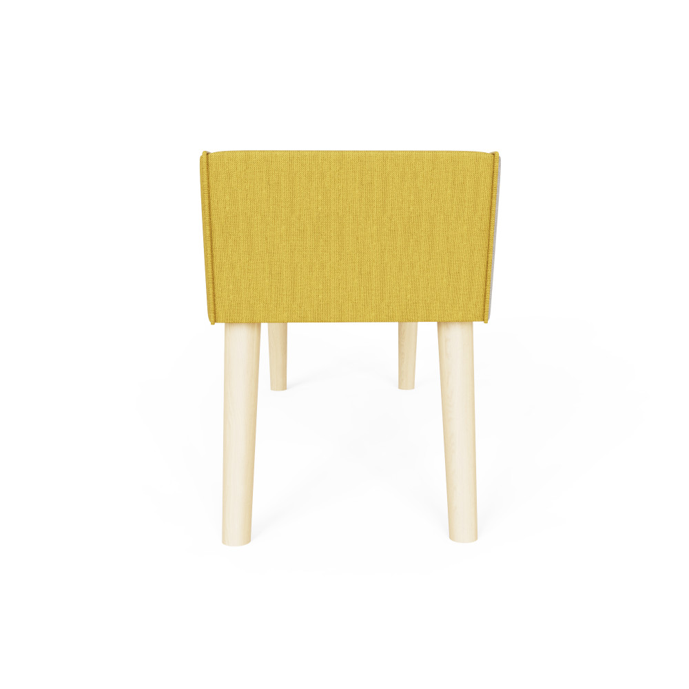 Verona Yellow Upholstered Bench