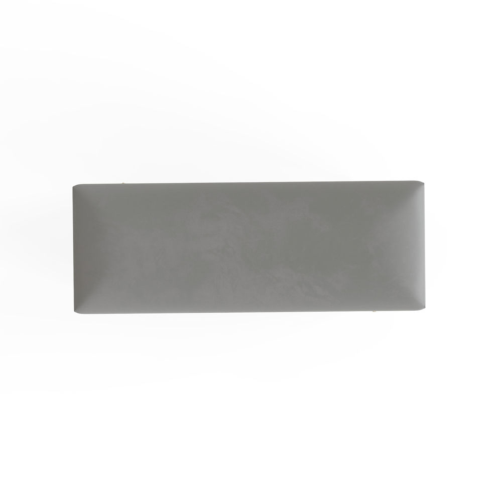 Miley Grey Ottoman Storage Bench