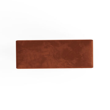Miley Russet Orange Ottoman Storage Bench