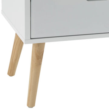 Kathmandu White Pair of 2 Drawer Bedside Cabinets