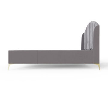 Haikou Grey 5′ King Size End Lift Ottoman Bed