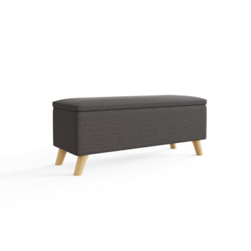 Midvale Charcoal Grey Ottoman