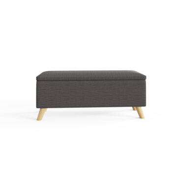Midvale Charcoal Grey Ottoman