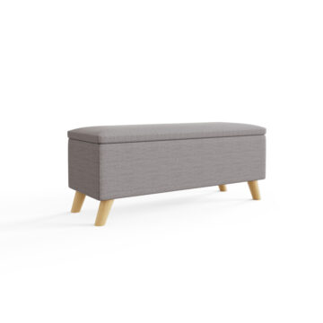 Midvale Light Grey Ottoman