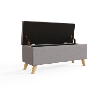 Midvale Light Grey Ottoman