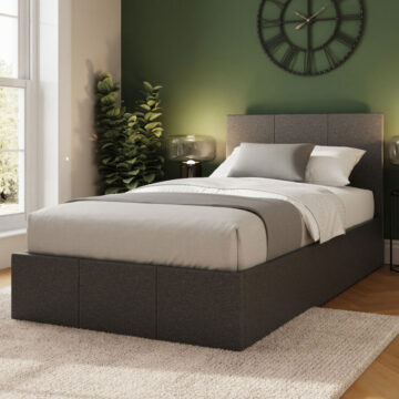 Marikina Grey 3' Side Lift Ottoman Single Bed