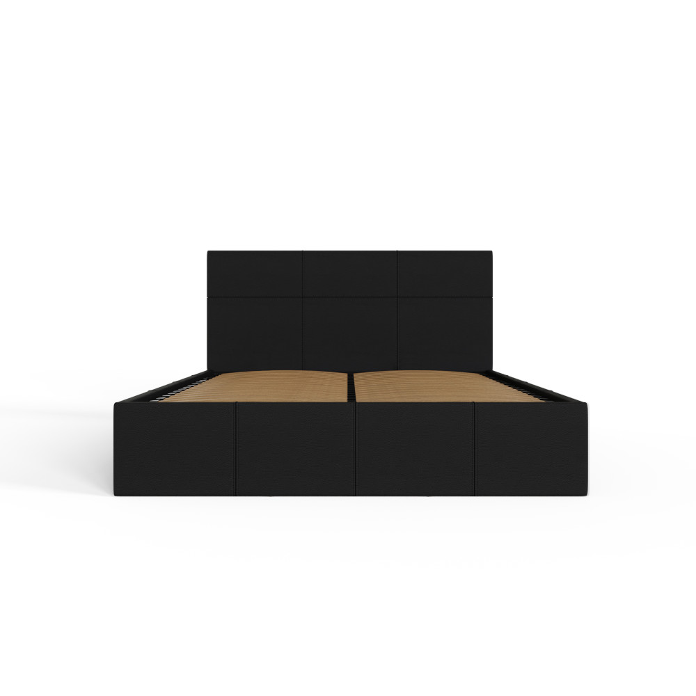 Marikina Black 4' Side Lift Ottoman Small Double Bed