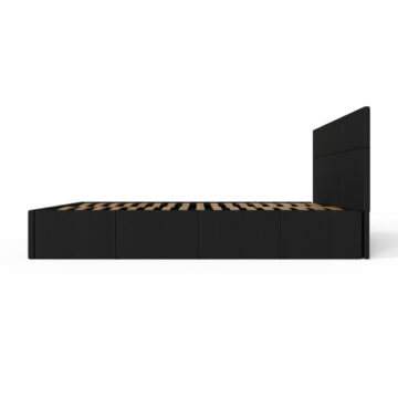 Marikina Black 4′ Side Lift Ottoman Small Double Bed