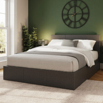 Marikina Grey 4' Side Lift Ottoman Small Double Bed