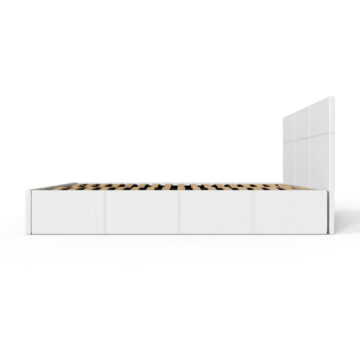 Marikina White 4′ Side Lift Ottoman Small Double Bed