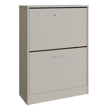 Ayre Grey Two Tier Shoe Cabinet