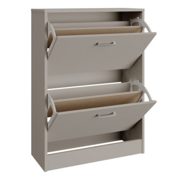 Ayre Grey Two Tier Shoe Cabinet