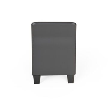 Roma Black PU Window Seat