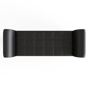 Roma Black PU Window Seat