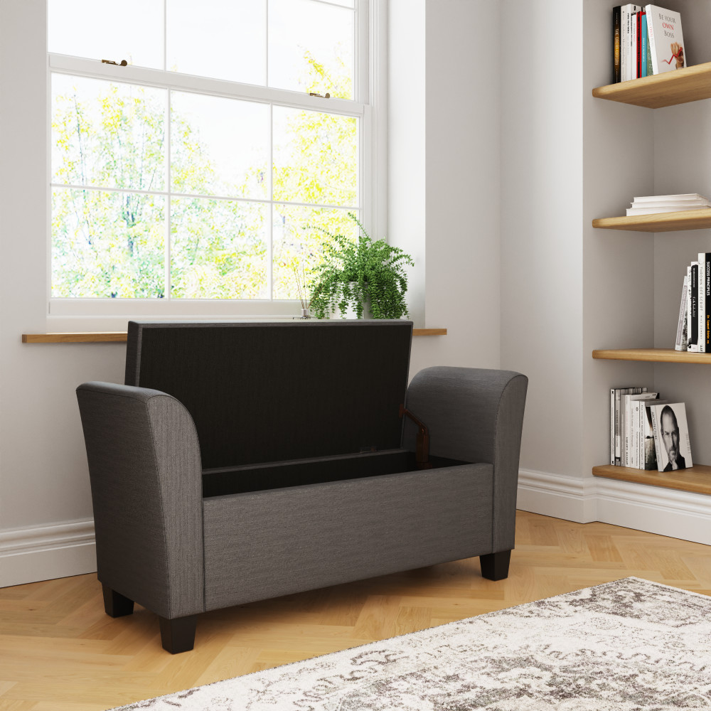 Roma Charcoal Grey Window Seat