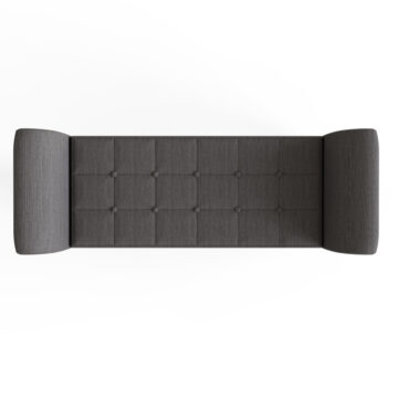 Roma Charcoal Grey Window Seat