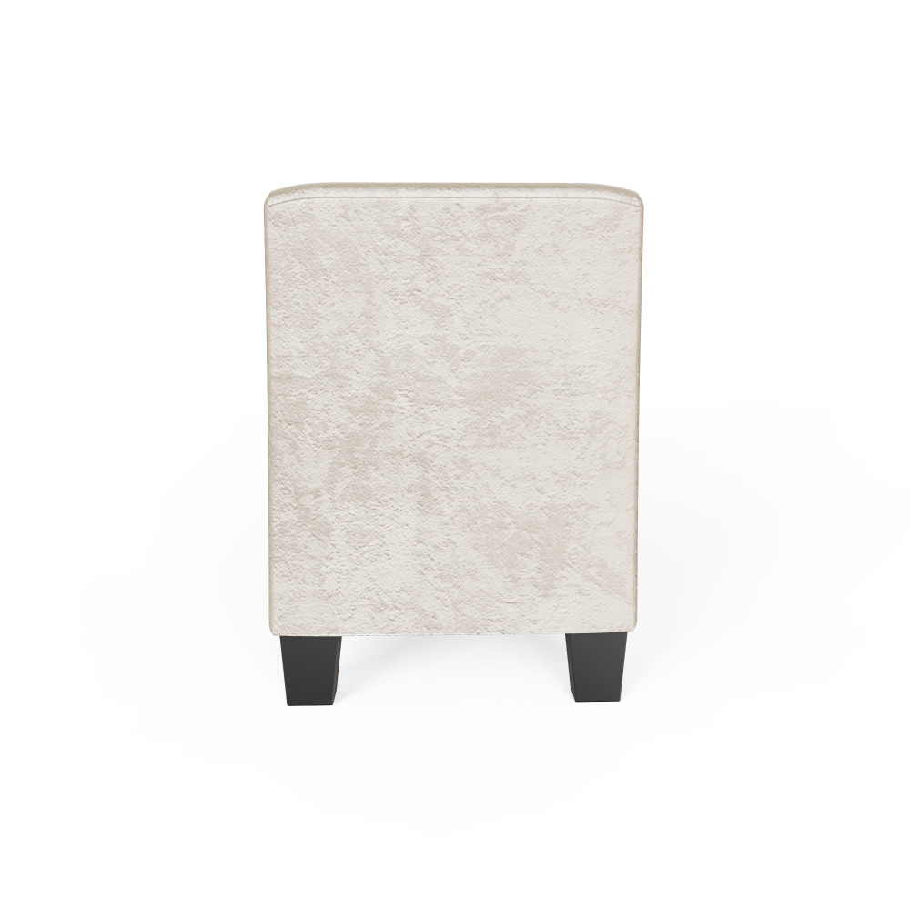 Roma Oyster Crushed Velvet Window Seat