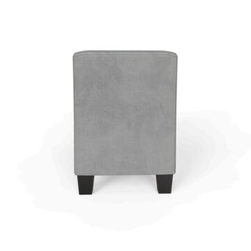 Silver Roma Diamante Window Seat | Grey Chenille | Clearance