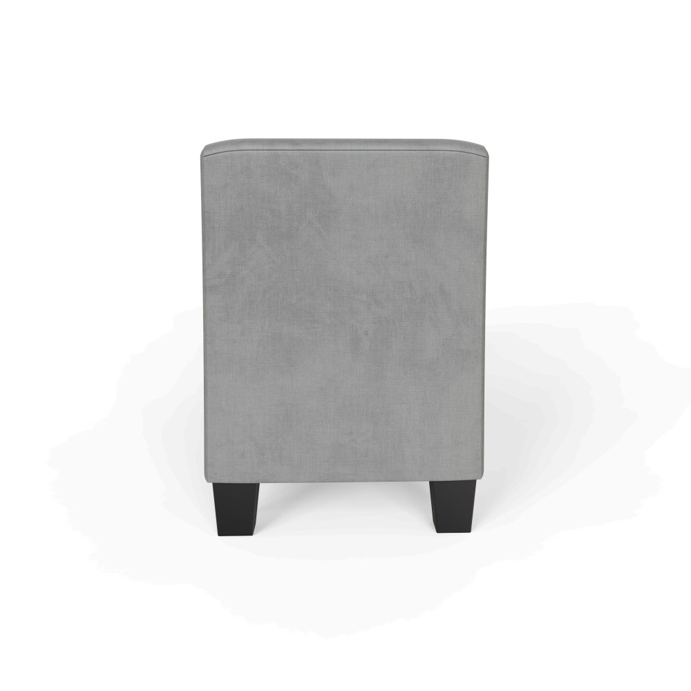 Silver Roma Diamante Window Seat | Grey Chenille | Clearance