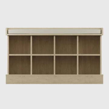 Shoe Bench | Oak Finish