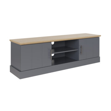 Oban Slate Blue 2 Door TV Unit 150cm