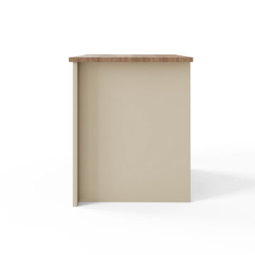 Fife Cream 2 Drawer Bedside Cabinet