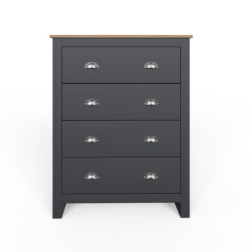 Fife Slate Blue 3 Piece Bedroom Furniture Set