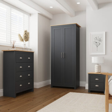 Fife Slate Blue 3 Piece Bedroom Furniture Set | Slate Blue