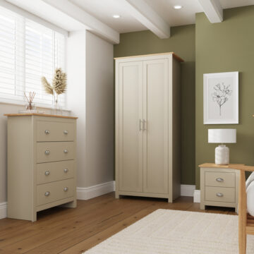 Fife Cream 3 Piece Bedroom Set | Cream
