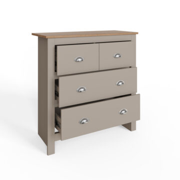 Fife Grey 2 Over 2 Chest of Drawers