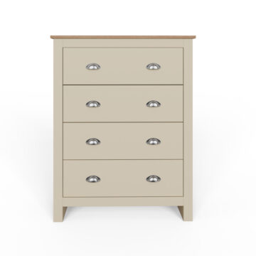 Fife Cream 4 Piece Bedroom Set