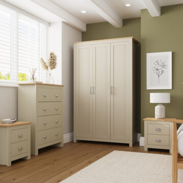 Fife Cream 4 Piece Bedroom Set | Cream