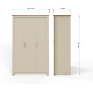 Fife Cream 4 Piece Bedroom Set
