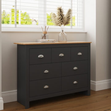Fife Slate Blue Merchants Chest | Slate Blue | Self Assembly