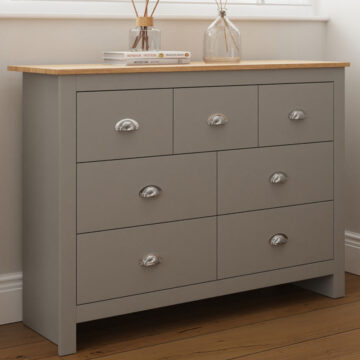 Fife Grey Merchants Chest | Grey | Self Assembly