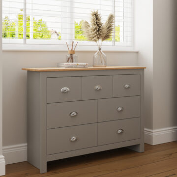 Fife Grey Merchants Chest | Grey | Self Assembly