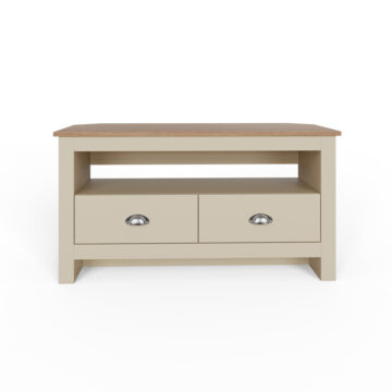Fife Cream 2 Drawer Corner TV Unit 95cm