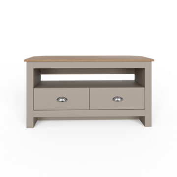 Fife Grey 2 Drawer Corner TV Unit 95cm