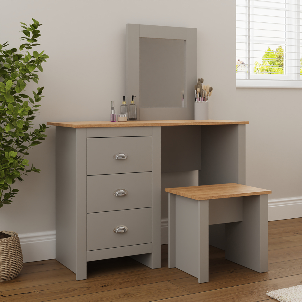 grey wood dressing table Riviera Dressing Table - Scan Design