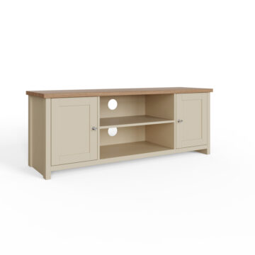 Fife Cream 2 Door TV Cabinet 130cm