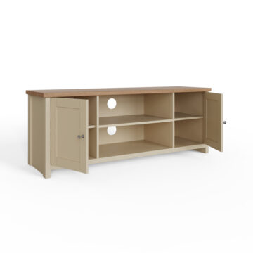 Fife Cream 2 Door TV Cabinet 130cm