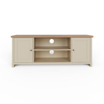 Fife Cream 2 Door TV Cabinet 130cm