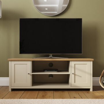 Fife Cream 2 Door TV Cabinet 130cm
