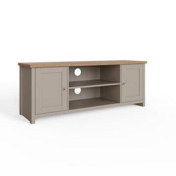 Fife Grey 2 Door TV Cabinet 130cm