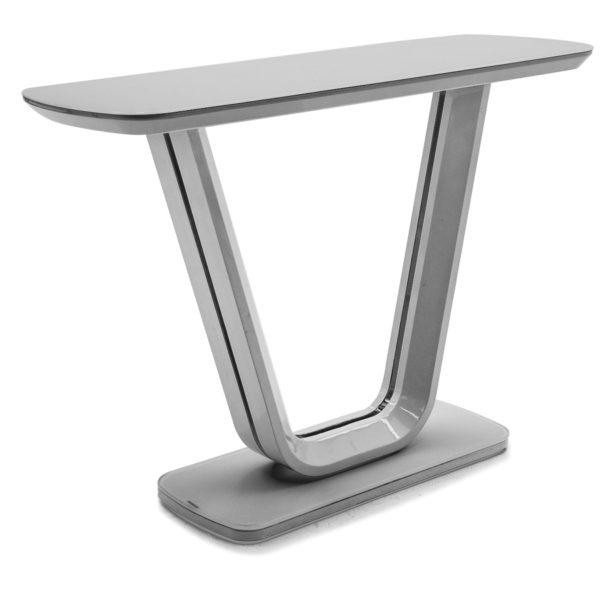 Carnoustie Console Table | Light Grey Matt | Part Assembled