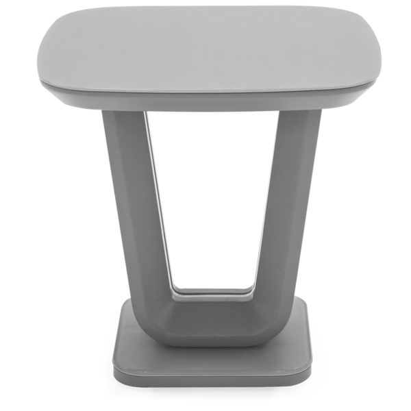 Carnoustie Lamp Table | Light Grey Matt | Part Assembled