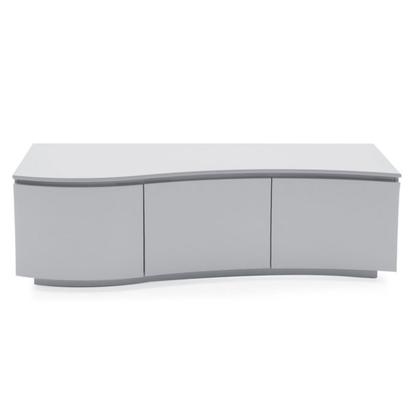 Carnoustie TV Cabinet | Light Grey Matt with LED | Fully Assembled