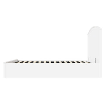Reus White 4’6 Double Ottoman Bed