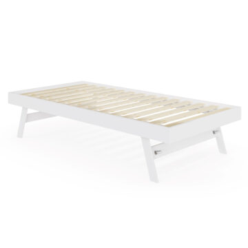 Reus White Wooden Trundle for Day Bed
