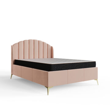 Haikou Pink 4’6 Double End Lift Ottoman Bed